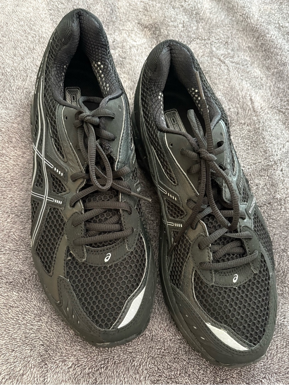ASICS GT-2160 Men’s Athletic Running Shoes Black/Pure Silver sz 8.5
